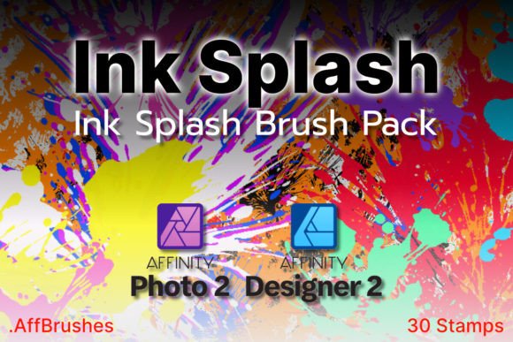 Download Ink Splash for Affinity Designer &amp; Photo - Splash Collection