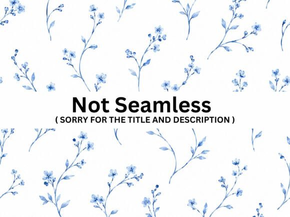 Download Minimal Blue Vine Floral Pattern - Floral pattern Collection