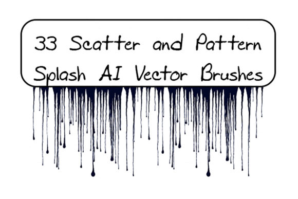 Download 33 Splashes Illustrator Brushes - Splash Collection