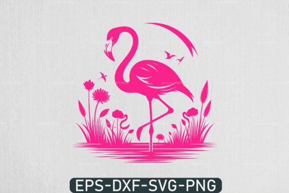 Download Pink Flamingo Svg, Cute Summer Svg - Ink Collection