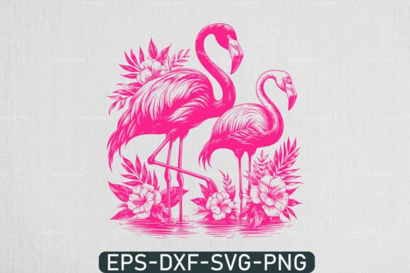 Download Pink Flamingo Svg, Cute Summer Svg - Ink Collection