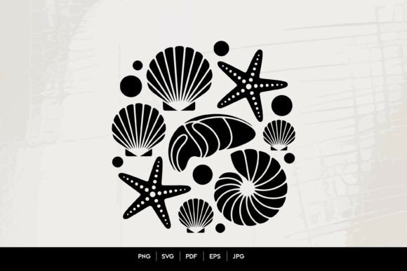 Download Seashell Starfish Ocean SVG - Shell Collection