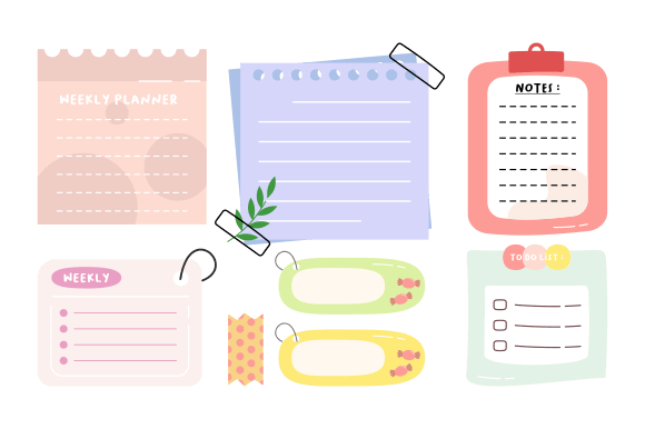 Download Cute Hand-Drawn Bullet Journal Element - Drawn Collection