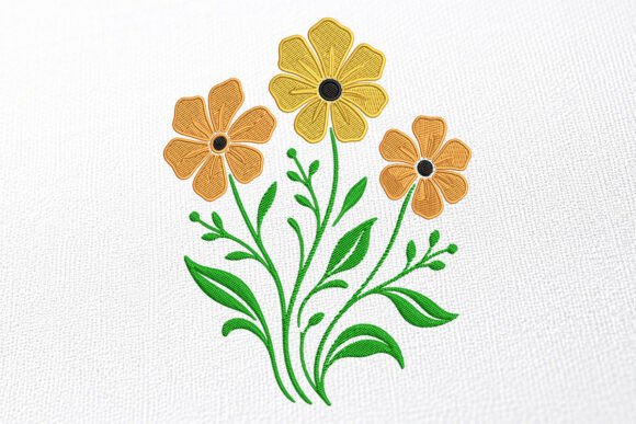 Download Floral Embroidery Design - Floral embroidery Collection